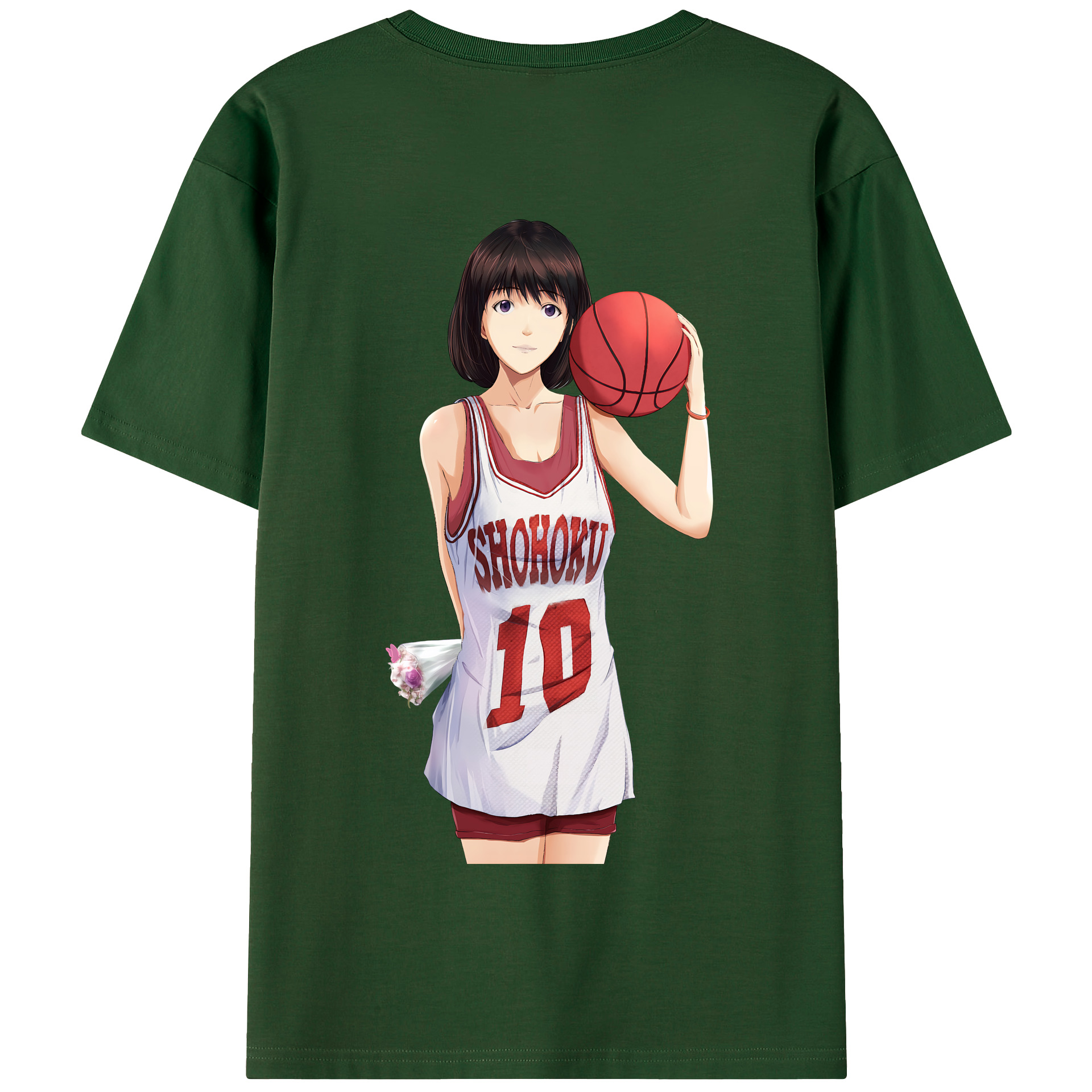 SLAM DUNK／スラムダンク 綿100％半袖Tシャツ（背面プリント）